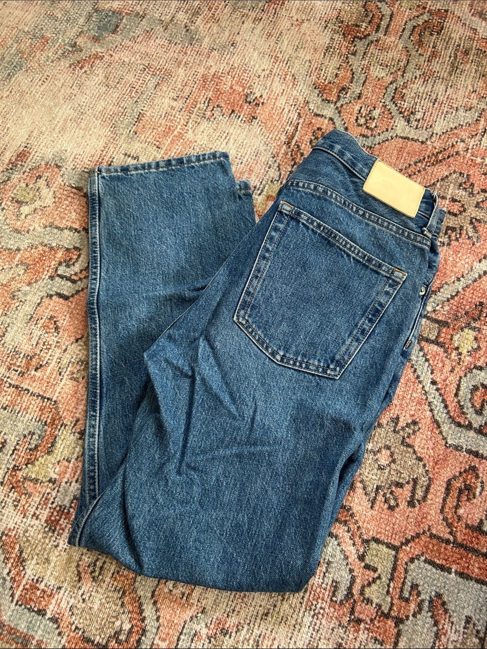 Everlane The Cheeky Jean High-Rise Blue Denim